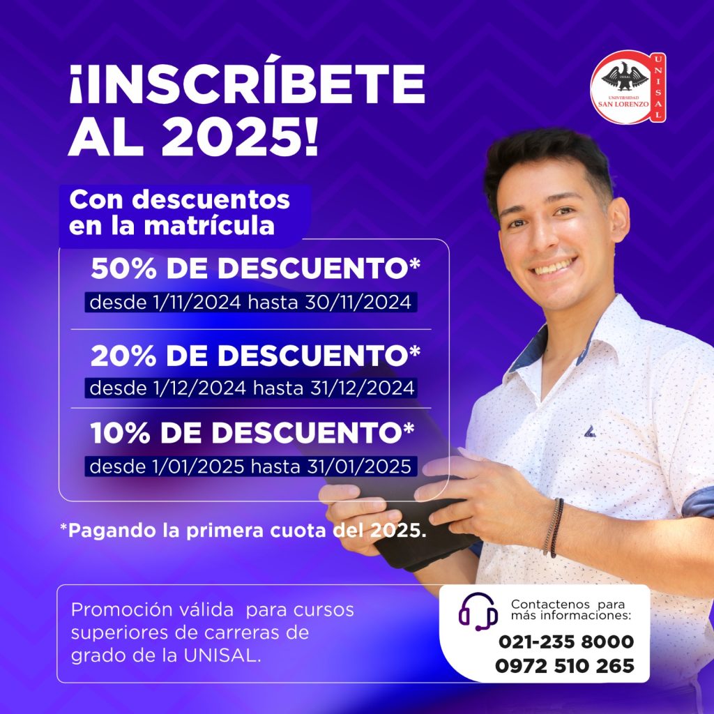 ¡INSCRÍBETE AL 2025!