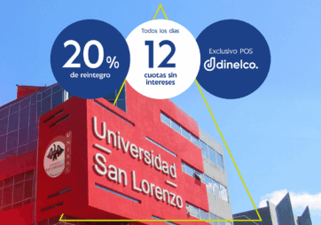 Promoción especial: 20% de reintegro y hasta 12 cuotas sin intereses en la Universidad San Lorenzo